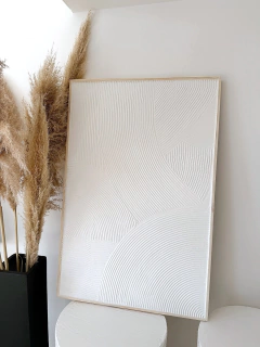 CUADRO TEXTURADO BIG ZEN CON MARCO 60X90 - Gheto Home 