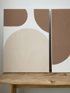 CUADRO TEXTURADO ANANDA 50X70 - comprar online