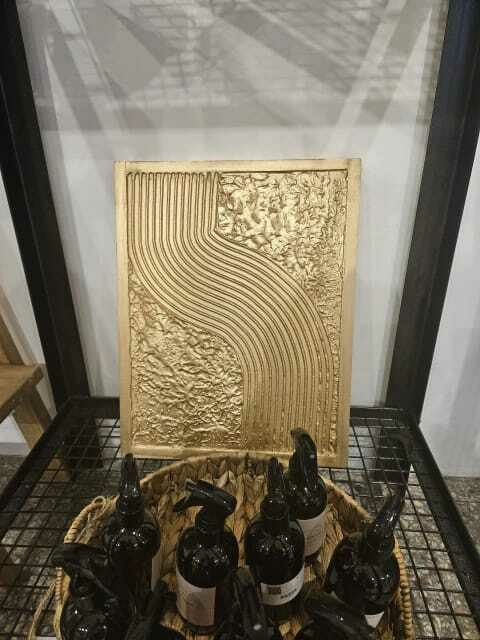 Cuadro Texturado Gold Myth Con Marco 30x40