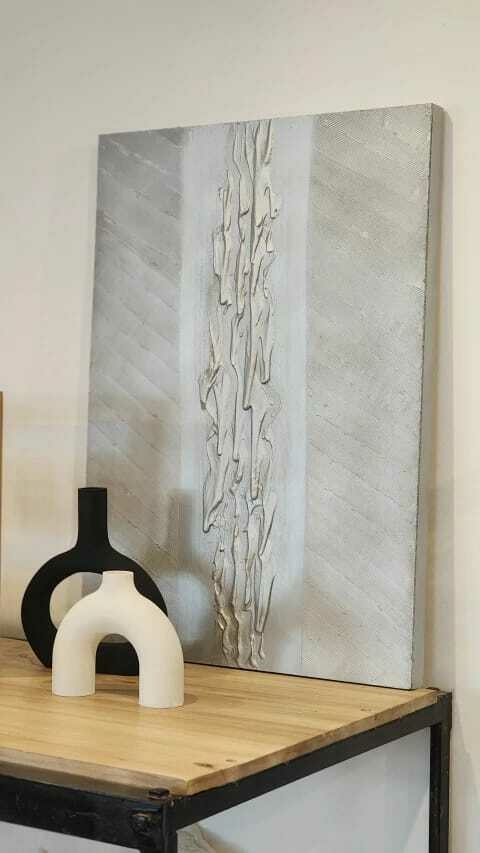 Cuadro Silver Texture 50x70