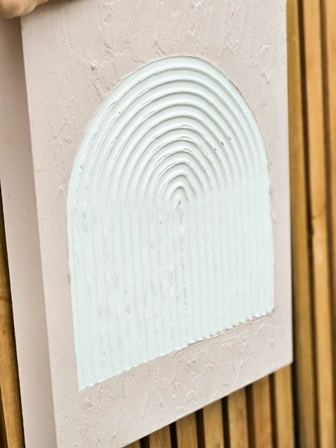 Cuadro Texturado Rose Rainbow 30X40