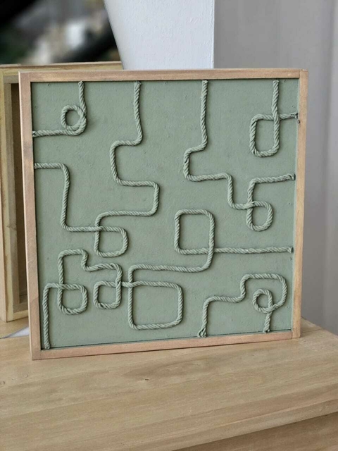 Cuadro Texturado Origenes con Marco 30X30