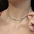 Choker Twila - Água Marinha
