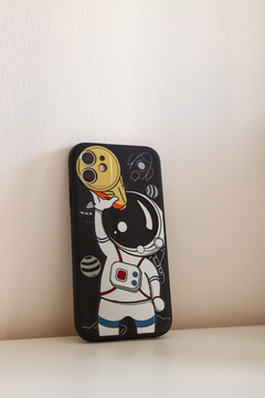 Tpu Reforzado Diseño Astro Negro