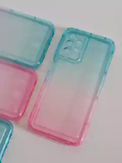 Case Tpu Degrade Rosa/Verde