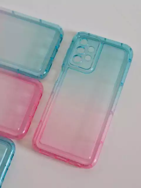 Case Tpu Degrade Rosa/Verde