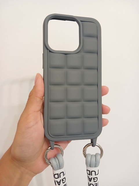 Puffer Correa Gris - comprar online