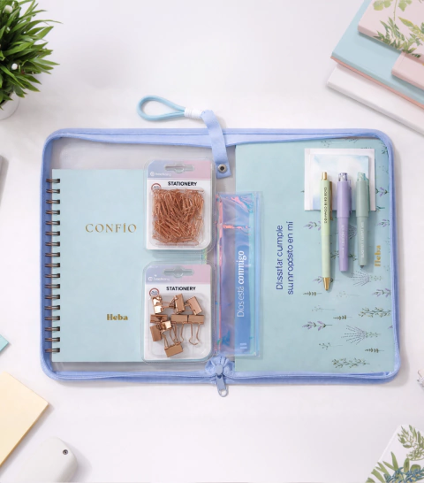 Kit Organizador Celeste