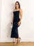 Vestido Midi Lurex Helena - Loja Sisters