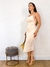 Vestido com drapeado Celine - loja online