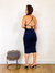 Vestido com drapeado Celine na internet