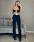 Calça Canelada Flare - comprar online