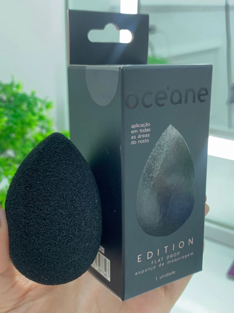 Esponja de maquiagem flat drop edition, Oceane