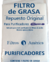 Filtro De Grasa Y Humo Purificador Spar Fino