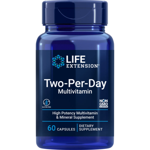 Two Per Day Multivitamínico 60 capsulas - Life Extension