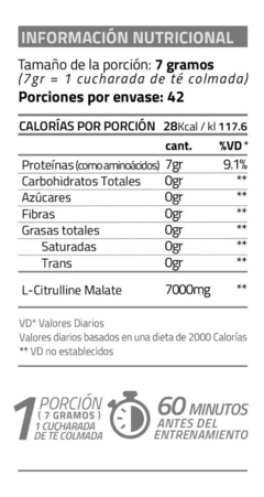 Star Nutrition - L Citrulina Malato x 300Grs - tienda online