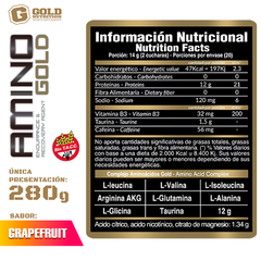 Amino Gold 280grs - Gold Nutrition en internet