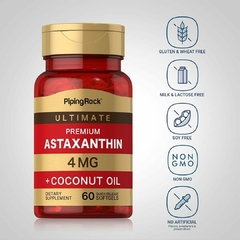 Astaxantina 4 mg 60 cápsulas - Piping Rock en internet