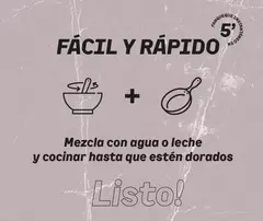 Keto Pancakes & Waffles Sin Azúcar 200gr - Granger Foods - tienda online