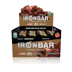 IRON BAR CAJA 20 UNIDADES 46 Grs C/U - GENTECH