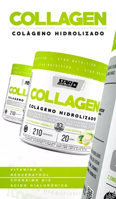 Colageno Hidrolizado 210 Gr - Star Nutrition - OFF SUPLEMENTOS MICROCENTRO