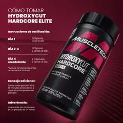 Imagen de Hydroxycut Hardcore Elite 110 cápsulas - Muscletech