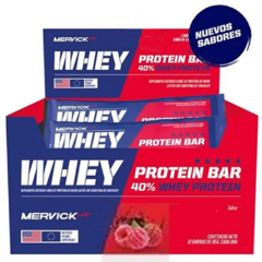 Whey Protein Bar Caja 12 Unidades 65 Grs C/u - Mervick - OFF SUPLEMENTOS MICROCENTRO
