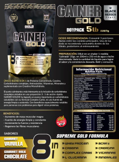 COMBO GAINER GOLD 5LB + AMINO GOLD 280GR #6 - OFF SUPLEMENTOS MICROCENTRO