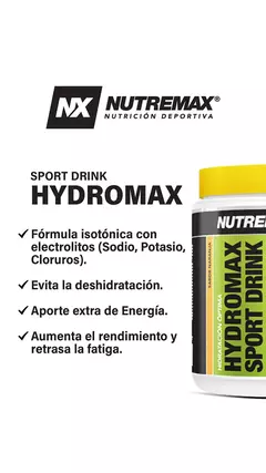 Hydromax Sport Drink Caja x 20 unidades - Nutremax - comprar online