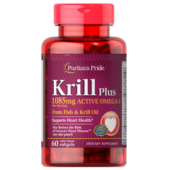 Aceite De Krill + Pescado 1085mg Omega 3 Activo - Puritans Pride