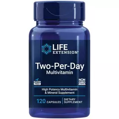 Two Per Day Multivitamínico 120 capsulas - Life Extension - comprar online