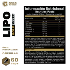 Lipo Gold Elite - Gold Nutrition - tienda online