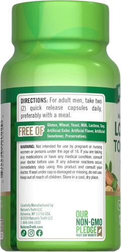 Longjack Tongkat Ali 1600mg 120 capsulas - Nature's Truth