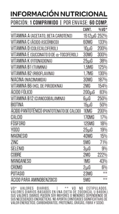 Star Nutrition - All In One Vitamin x60 Comp. - comprar online