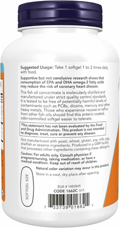 Ultra Omega-3 180 cápsulas Molecularmente destilado y recubierto entérico en internet