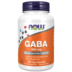 Now - Gaba 500mg 100 Capsulas
