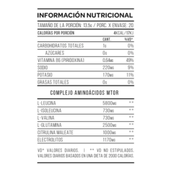 Mtor Bcaa 270 Grs - Star Nutrition en internet