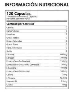 Ripped Max II 120 Caps - Gentech - comprar online