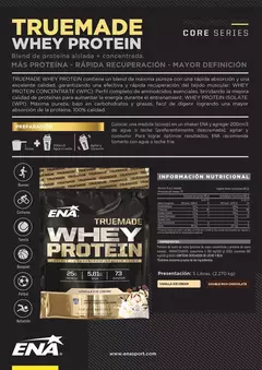 WHEY PROTEIN TRUE MADE 5LB - ENA SPORT en internet