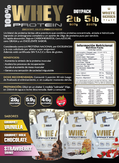 Whey Protein 5Lbs - Gold Nutrition - tienda online