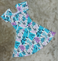 Vestido Short Praiano estampado Laurentina Praia Fitness