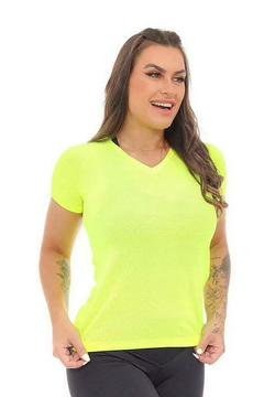 Baby Look manga Curta Poliamida Dryfit Academia Katy - comprar online