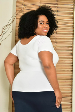 Blusa manga Curta Poliamida na internet