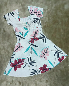 Vestido Short Praiano estampado Helene Praia Fitness