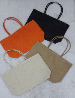 Bolsa de Praia Palha Sacola com Zíper - comprar online