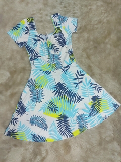Vestido Short Praiano estampado Marlene Praia Fitness