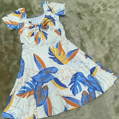 Vestido Short Praiano estampado Valquiria Praia Fitness