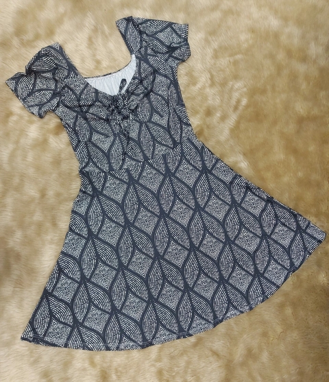 Vestido Short Praiano estampado Lidiane Praia Fitness