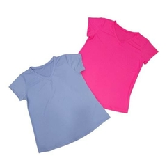 Imagem do Blusa manga Curta gola V Bibi Plus Size
