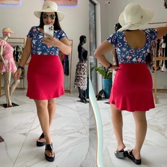 Conjunto Piscina Sandy Maiô Short Moda Praia Evangélica